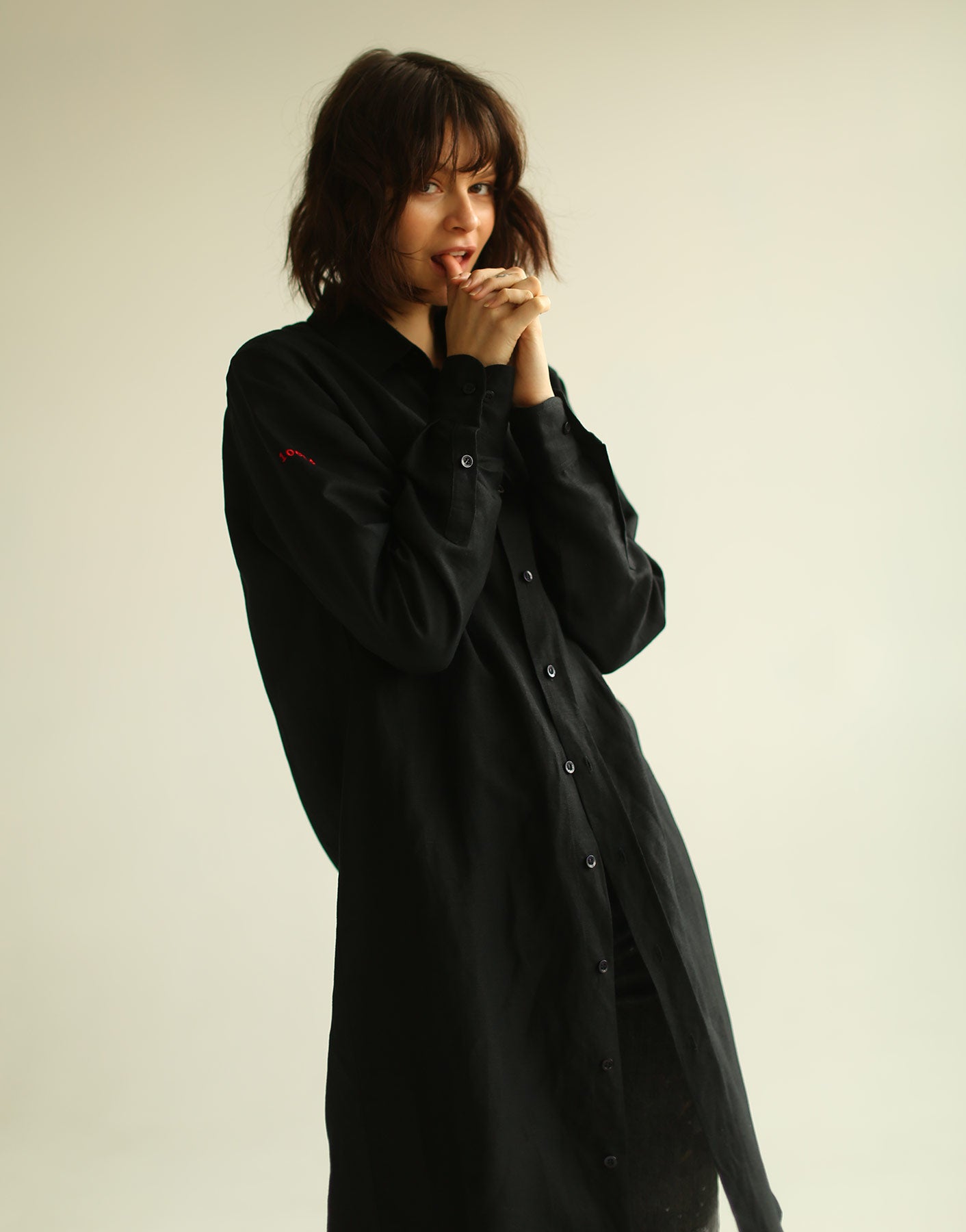Bohemian Long Button Down	Shirt